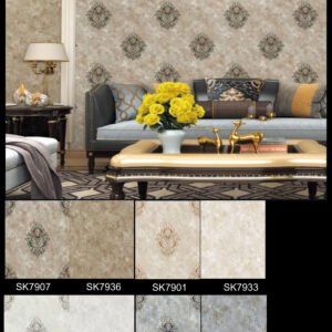 Damask Design Wallpaper