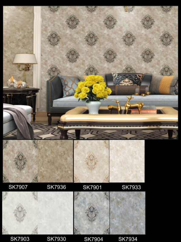 Damask Design Wallpaper