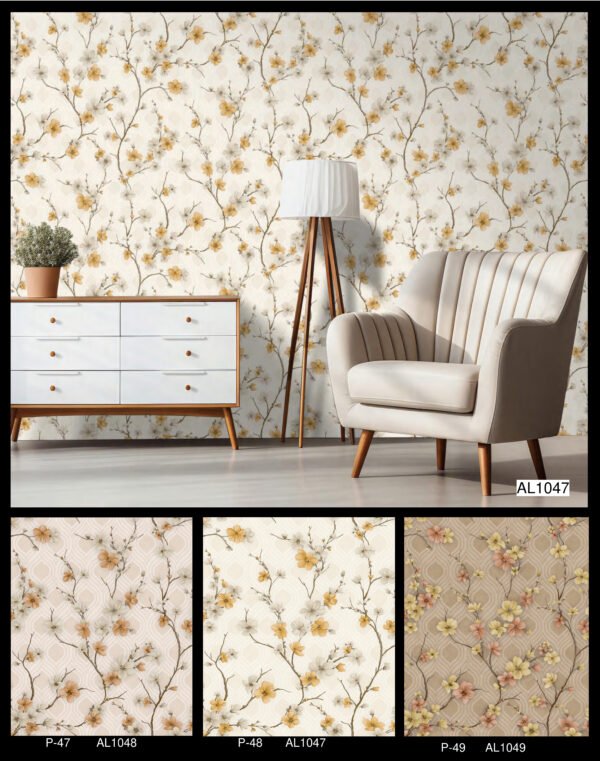3D Flora Design Wallpaper
